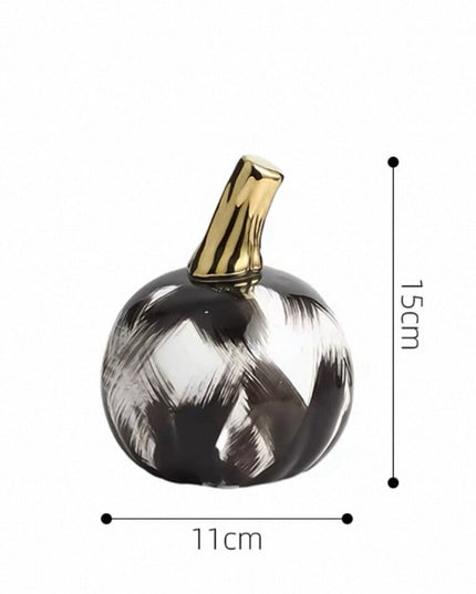Ceramic Pumpkin Hand-painted Living Room Decor - Halloween Edition