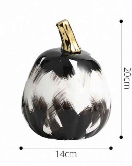 Ceramic Pumpkin Hand-painted Living Room Decor - Halloween Edition