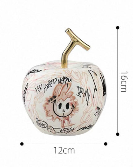 Ceramic Pumpkin Hand-painted Living Room Decor - Halloween Edition