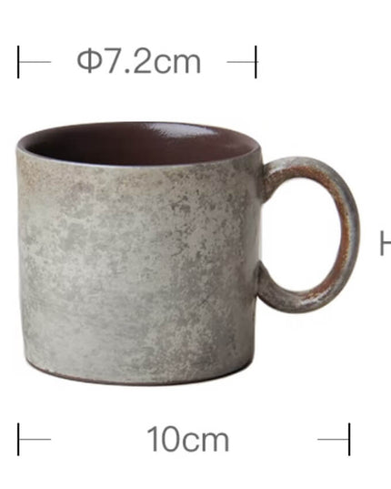 Wabi-Sabi Ceramic Latte Coffee Mug - CLUBHOUSE