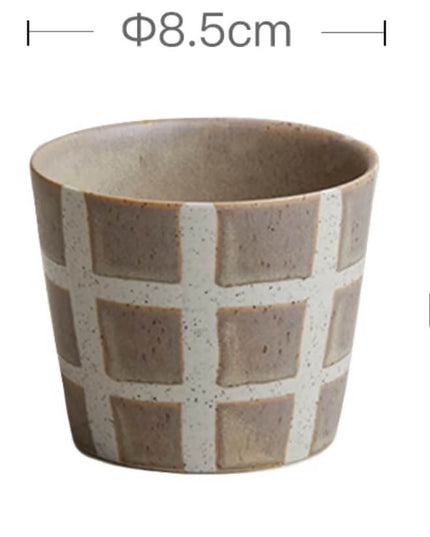 Wabi-Sabi Hand-Painted Ceramic Latte Coffee-Mug Series