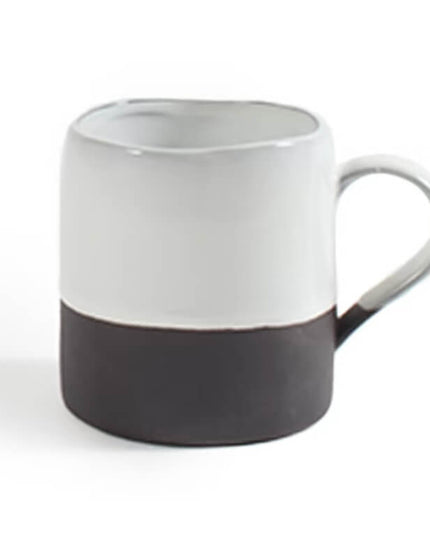 Striped Ceramic Matchstick Hand-painted Coffee Cup & Mug and handle- Fall Edition