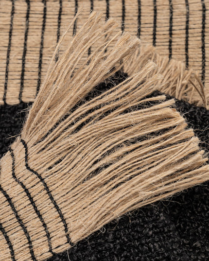 Antique Living Room Linen Fringe Pillow Cover