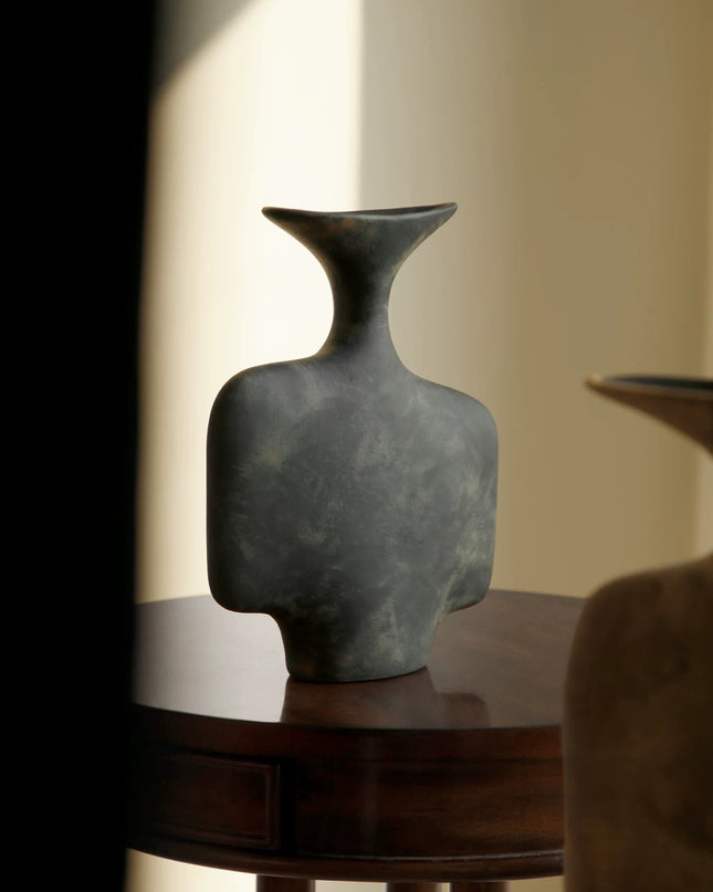 Wabi-sabi Ceramic Art Vase