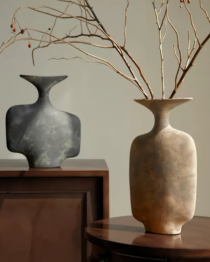 Wabi-sabi Ceramic Art Vase