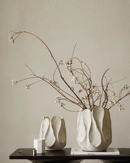 Wabi-sabi Ceramic Art Vase