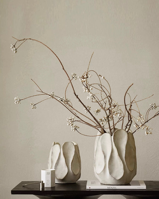 Wabi-sabi Ceramic Art Vase