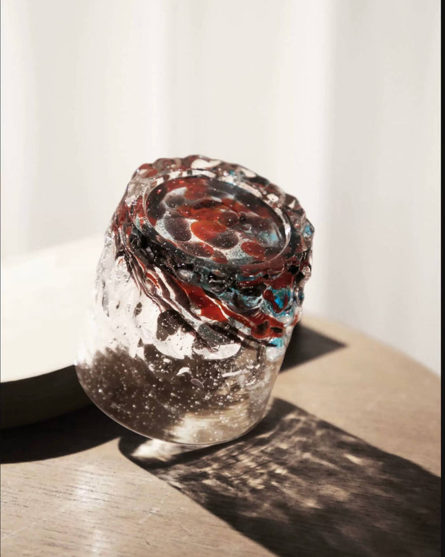Embossed Bubble Whiskey Glass Set