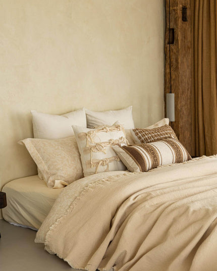 Natural Breathable Antique Cotton Linen Hemp Rope Throw Pillow