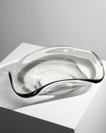 Art Glass Skirted Fruit Bowl