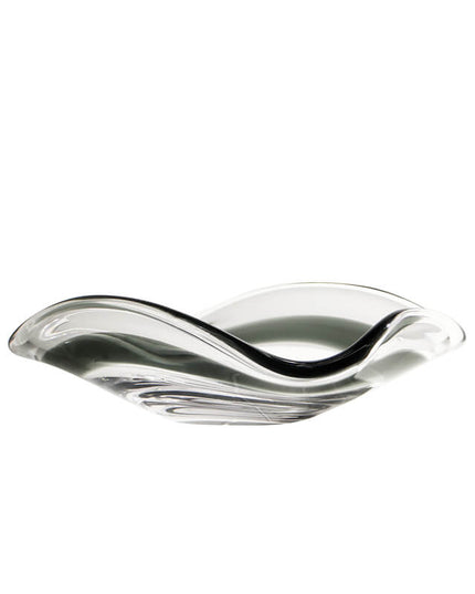 Art Glass Skirted Fruit Bowl
