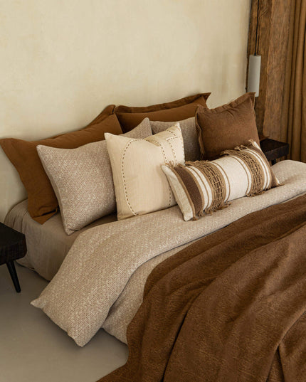 Natural Breathable Antique Cotton Linen Hemp Rope Throw Pillow