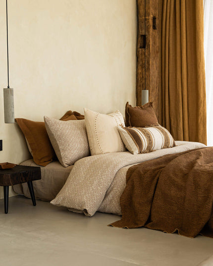 Natural Breathable Antique Cotton Linen Hemp Rope Throw Pillow