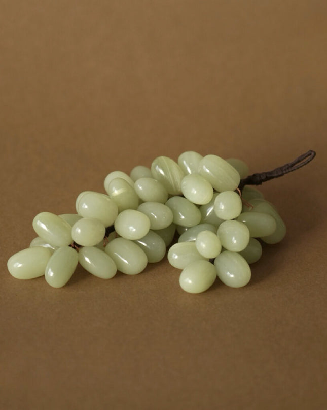 Natural Jade Grape Artistic Tabletop Ornament