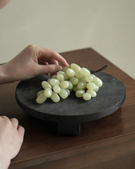Natural Jade Grape Artistic Tabletop Ornament