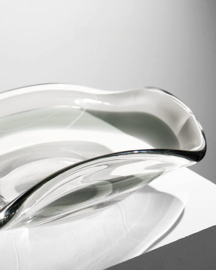 Art Glass Skirted Fruit Bowl