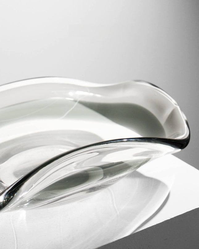Art Glass Skirted Fruit Bowl