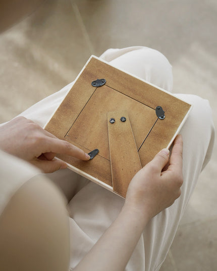 Hand-painted Wabi-Sabi Art Photo Frame