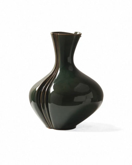 Wabi-Sabi Art Ceramic Textured Vase