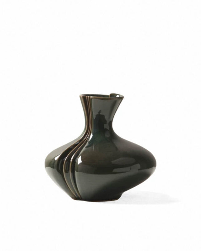 Wabi-Sabi Art Ceramic Textured Vase
