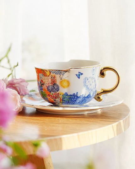 Ballet Dancer Ceramic Tea & Coffee Cup Set