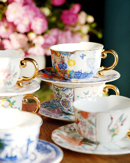 Ballet Dancer Ceramic Tea & Coffee Cup Set