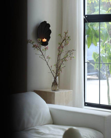 Shell Ceramic Wall Candle Decoration