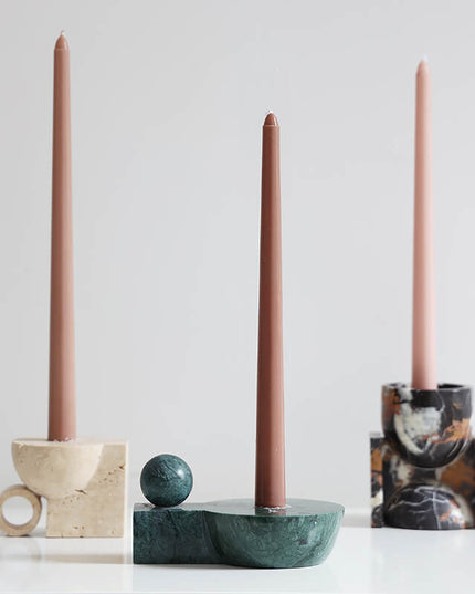 Natural Marble Candleholder & Decorative Base