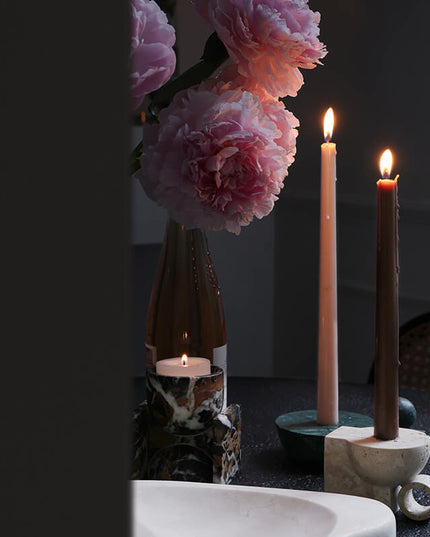 Natural Marble Candleholder & Decorative Base