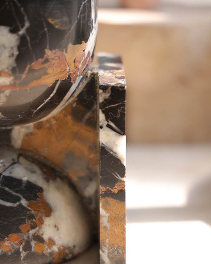 Natural Marble Candleholder & Decorative Base