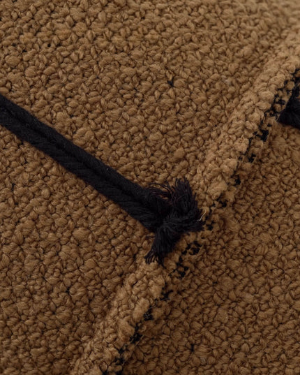 Antique Hemp Rope Patchwork Cushion