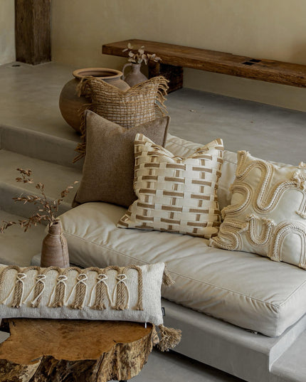 Antique Wabi-sabi Linen Cushion