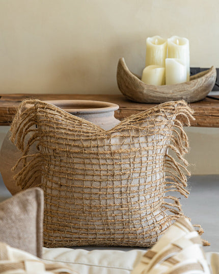 Antique Wabi-sabi Linen Cushion