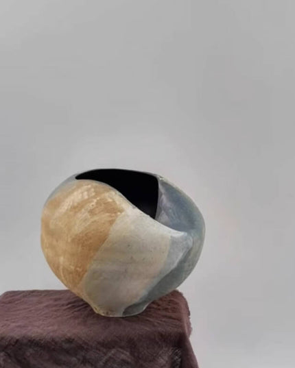 Wabi Sabi  Handcrafted Organic Ceramic Vase