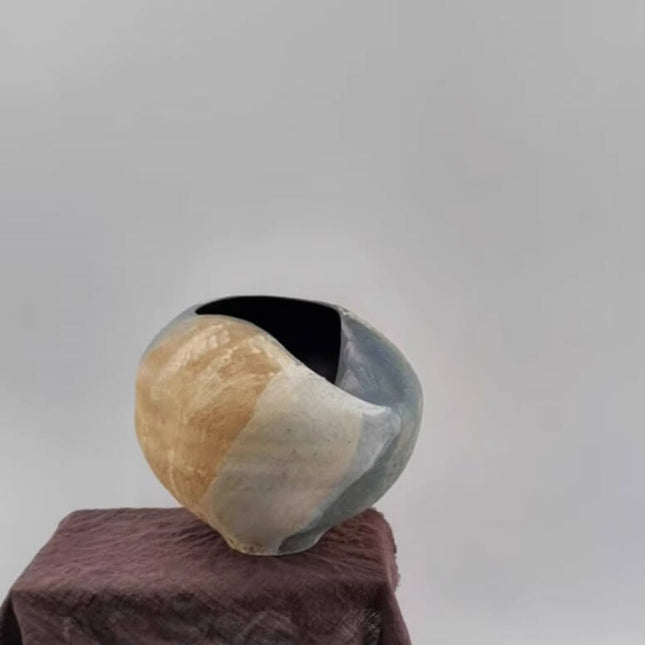 Wabi Sabi  Handcrafted Organic Ceramic Vase