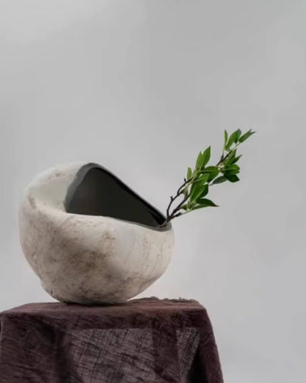 Wabi Sabi  Handcrafted Organic Ceramic Vase
