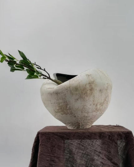 Wabi Sabi  Handcrafted Organic Ceramic Vase
