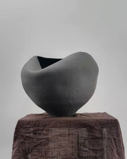 Wabi Sabi  Handcrafted Organic Ceramic Vase