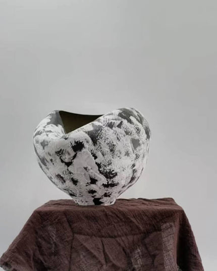 Wabi Sabi  Handcrafted Organic Ceramic Vase