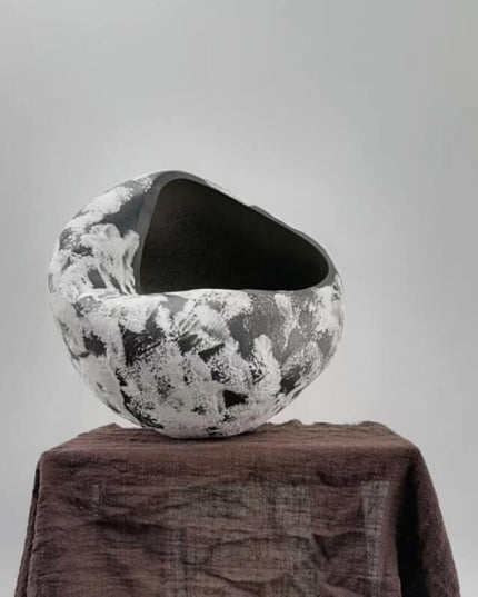 Wabi Sabi  Handcrafted Organic Ceramic Vase