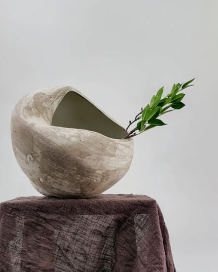 Wabi Sabi  Handcrafted Organic Ceramic Vase