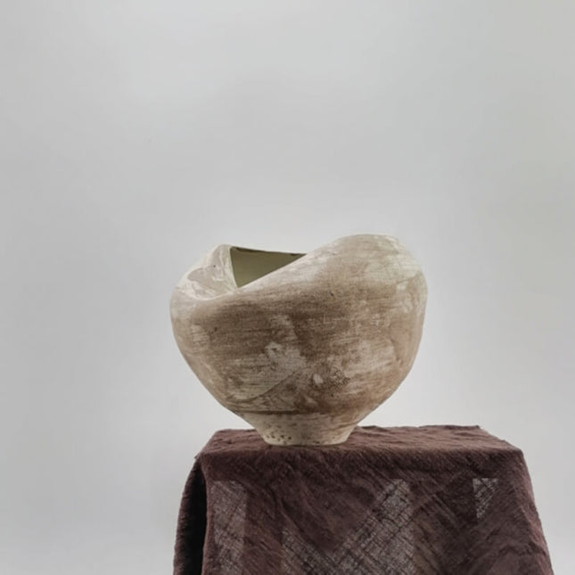 Wabi Sabi  Handcrafted Organic Ceramic Vase