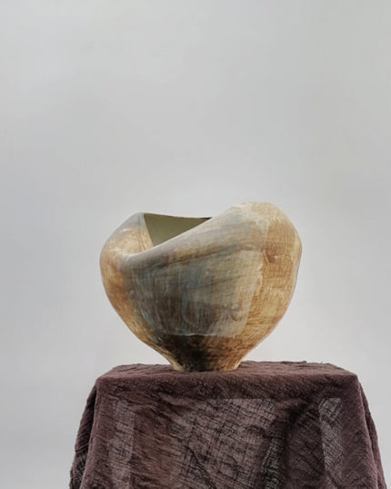 Wabi Sabi  Handcrafted Organic Ceramic Vase