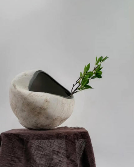 Wabi Sabi  Handcrafted Organic Ceramic Vase