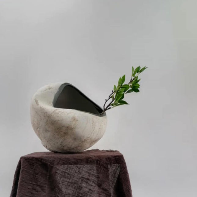 Wabi Sabi  Handcrafted Organic Ceramic Vase
