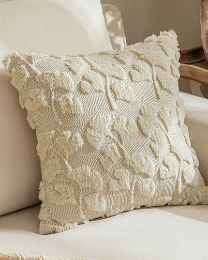 Autumn Maple Leaf Embroidered Pillow - Autumn Edition