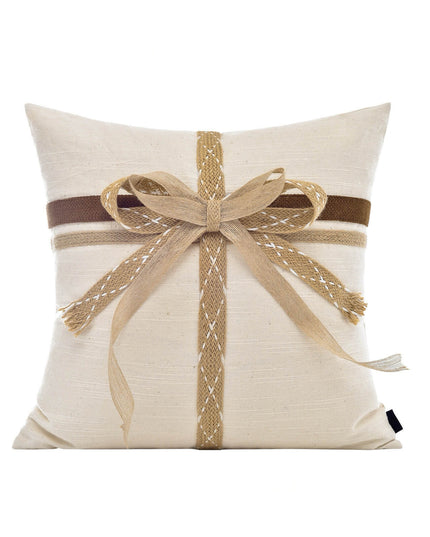 Christmas Bow Handmade Cushion-Christmas Edition