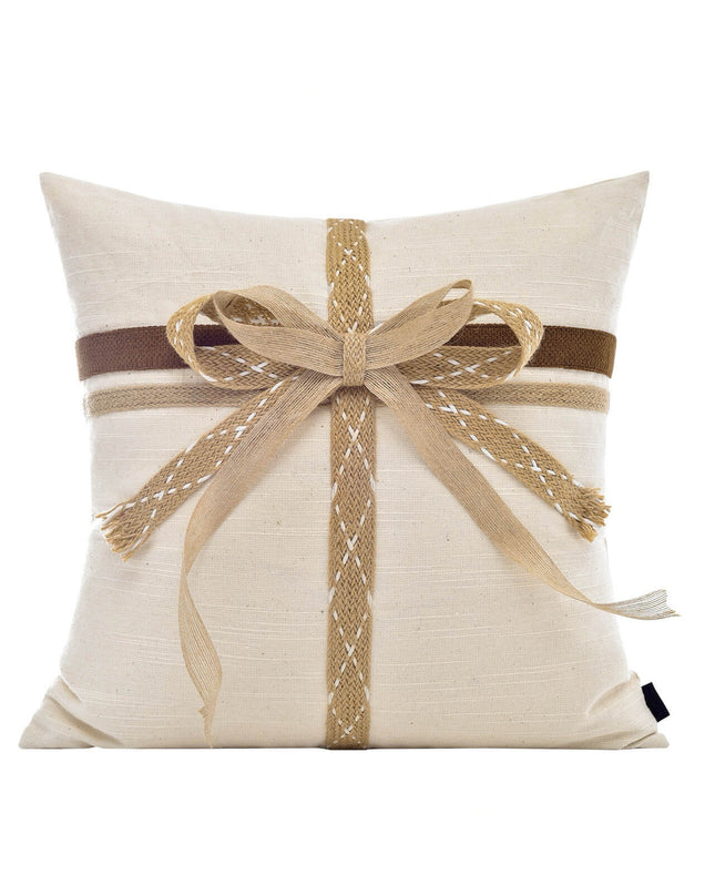 Christmas Bow Handmade Cushion-Christmas Edition