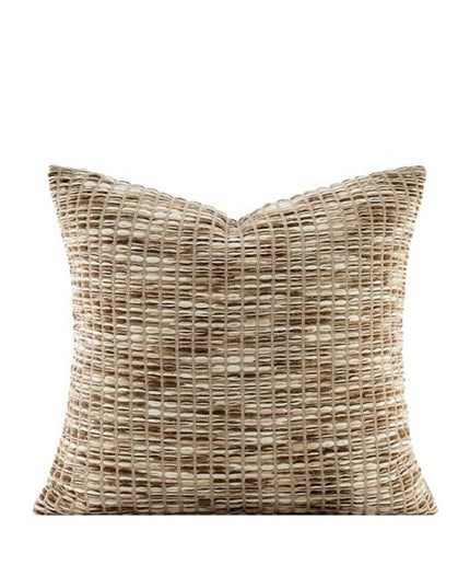 Modern Wool Patchwork Lumbar Pillow