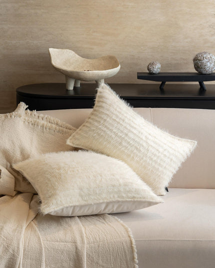 Cream Comfort & Lumbar Support Pillow